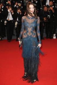 L'actrice française Frédérique Bel au Festival de Cannes 2013