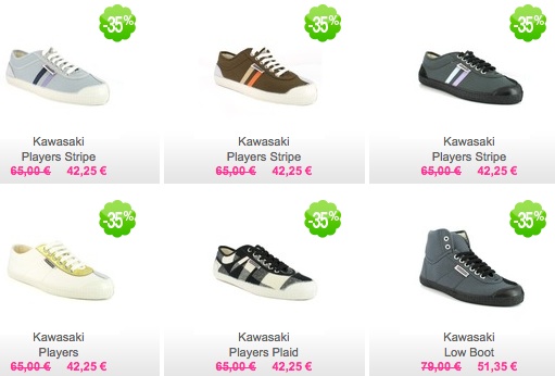 soldes shoes fr kawasaki Soldes Shoes.fr : Fred Perry, Feiyue et Kawasaki