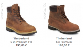 chaussures timberland en soldes