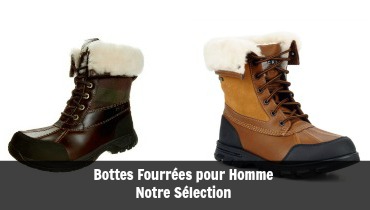 Bottes fourrées homme