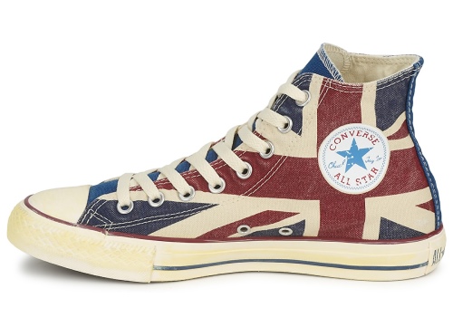 converse motif anglais