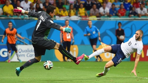 Karim Benzema a marqué les esprits (et des buts !) contre la Suisses (Christopher Lee/Getty Images)
