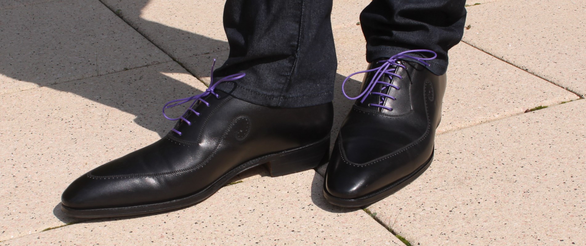 Chaussures Chaussures basses Chaussures à lacets Fratelli rossetti Chaussures \u00e0 lacets violet-noir gradient de couleur 